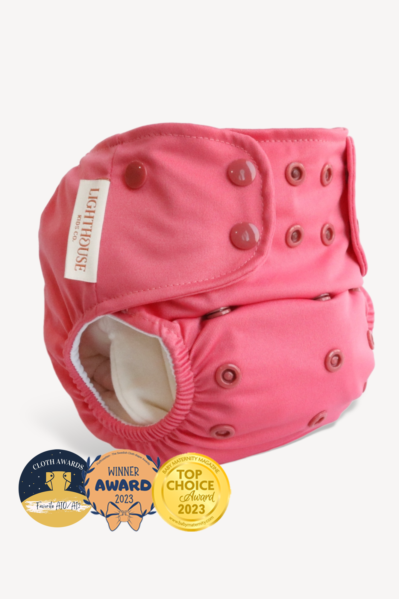 All In One Cloth Diaper with Athletic Wicking Jersey AWJ.  Lighthouse Kids Company Best Cloth Diaper Brand