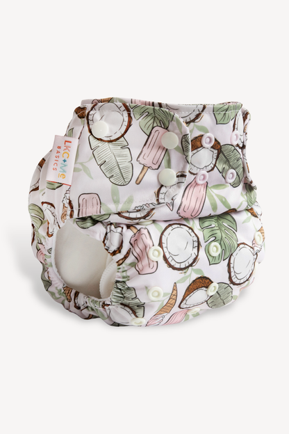 LKC+Me - One-Size Pocket Cloth Diaper with AWJ - Leilani