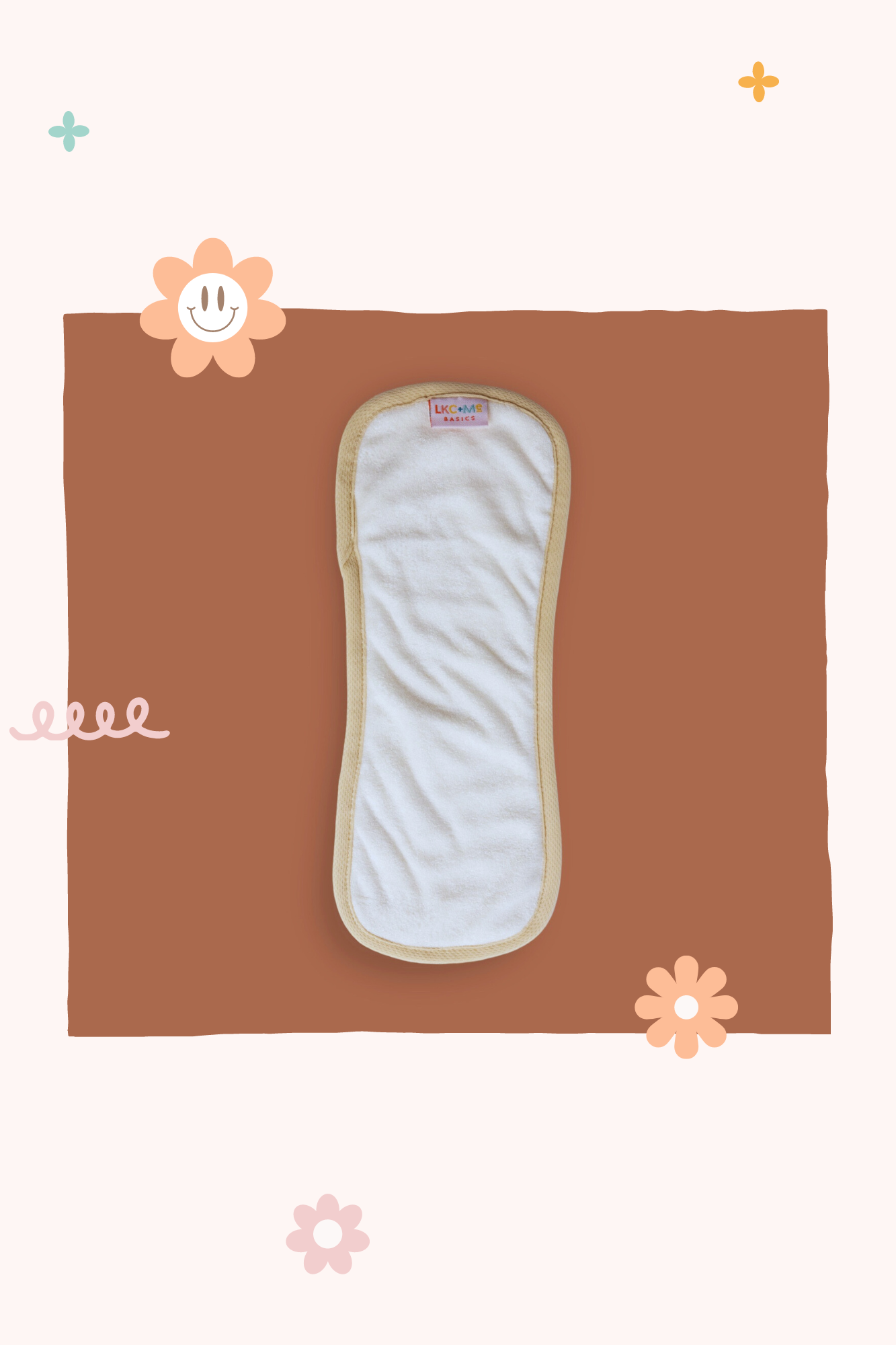 LKC+Me - Pocket Cloth Diaper Curved Bamboo Insert